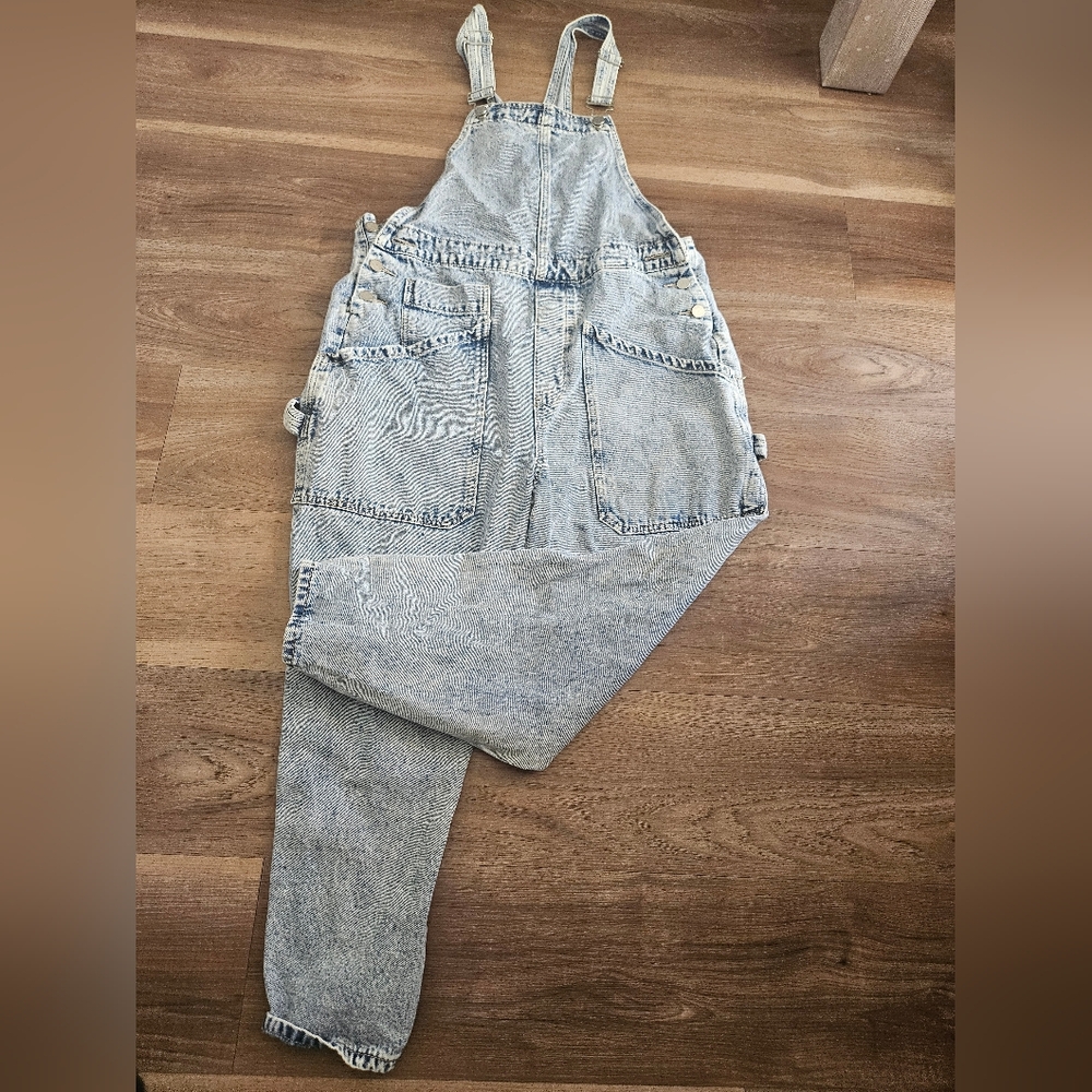 Light Wash Denim Overalls